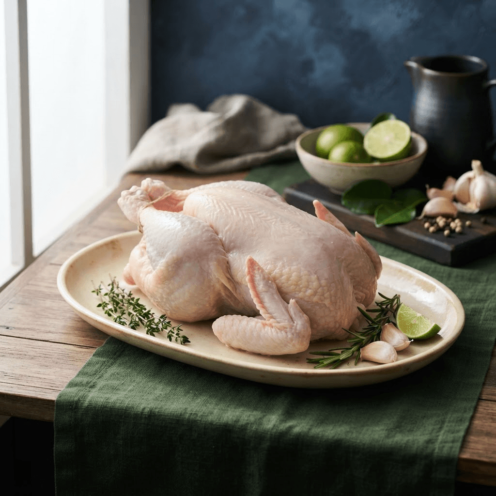 Fresh whole chicken from CHIKEUN